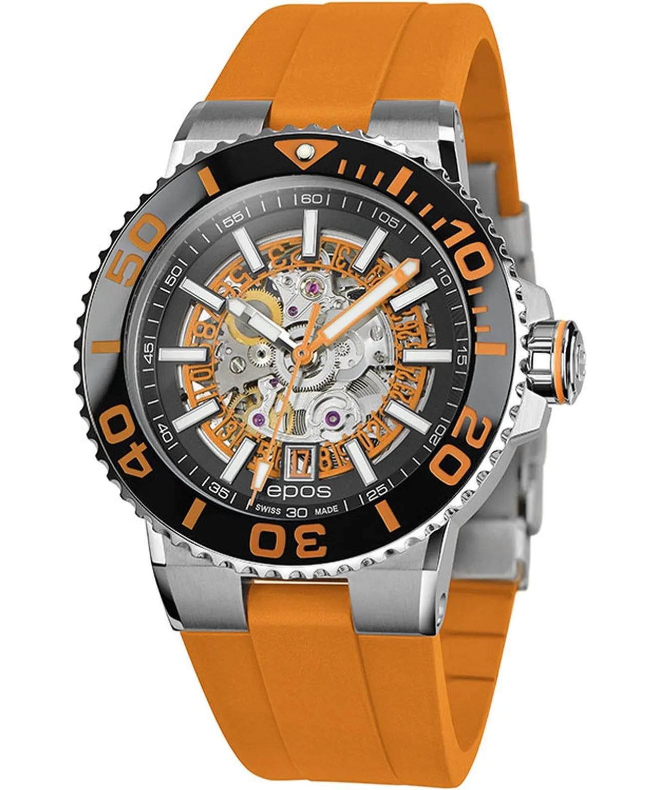 Orologio da Uomo Epos Sportive Diver Skeleton Automatic 3441.135.99.15.52