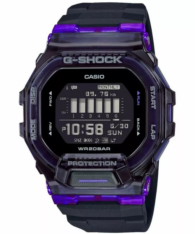 Orologio da Uomo G-SHOCK G-Squad Bluetooth Sync Step Tracker GBD-200SM-1A6ER