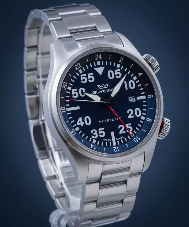 Orologio da Uomo Glycine Airpilot GMT GL0348