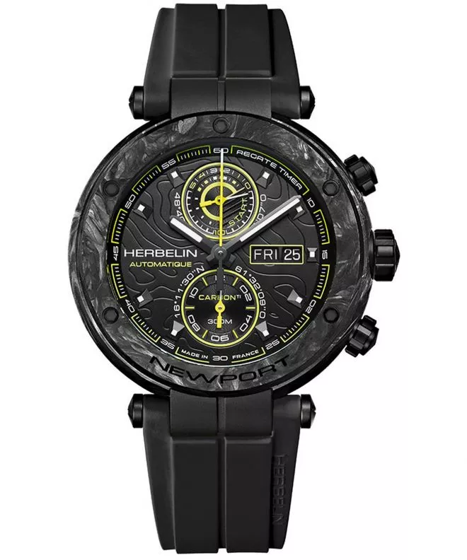 Orologio da Uomo Herbelin Newport Carbon Titanium Automatic Chronograph Limited Edition 288CTN14CA