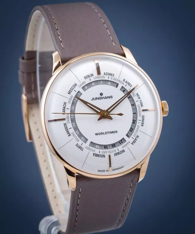 Orologio da Uomo Junghans Meister Worldtimer 027/5012.02
