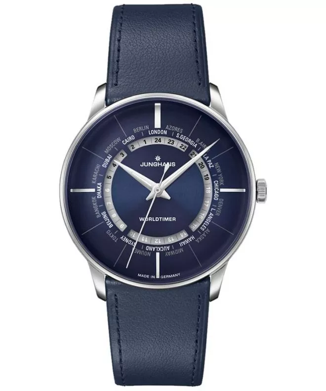 Orologio da Uomo Junghans Meister Worldtimer Automatic 027/3010.01
