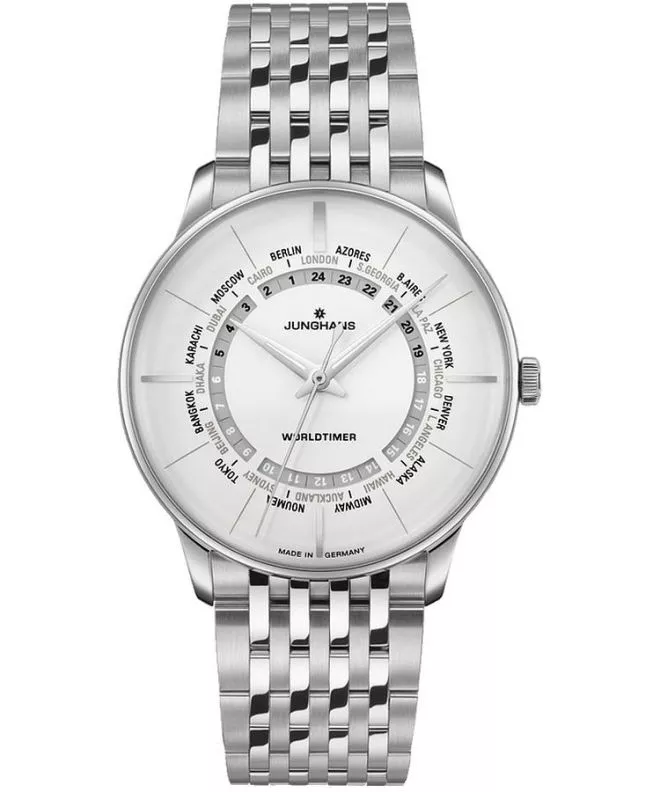 Orologio da Uomo Junghans Meister Worldtimer Automatic 027/3011.45