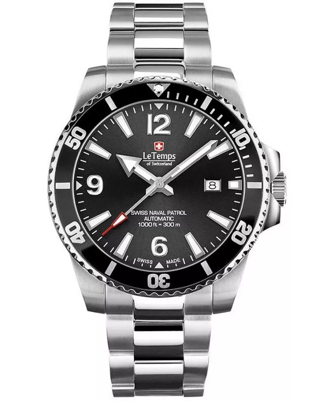 Orologio da Uomo Le Temps Swiss Naval Patrol Automatic LT1045.01BS01
