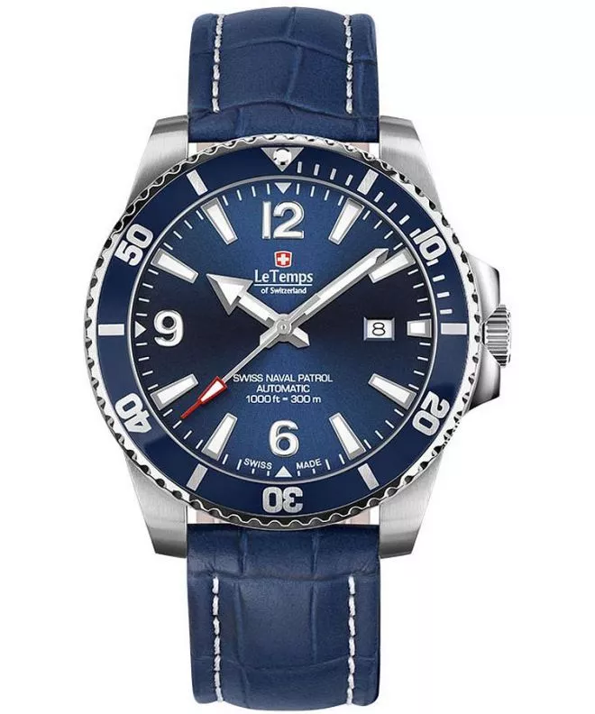 Orologio da Uomo Le Temps Swiss Naval Patrol Automatic LT1045.03BL13