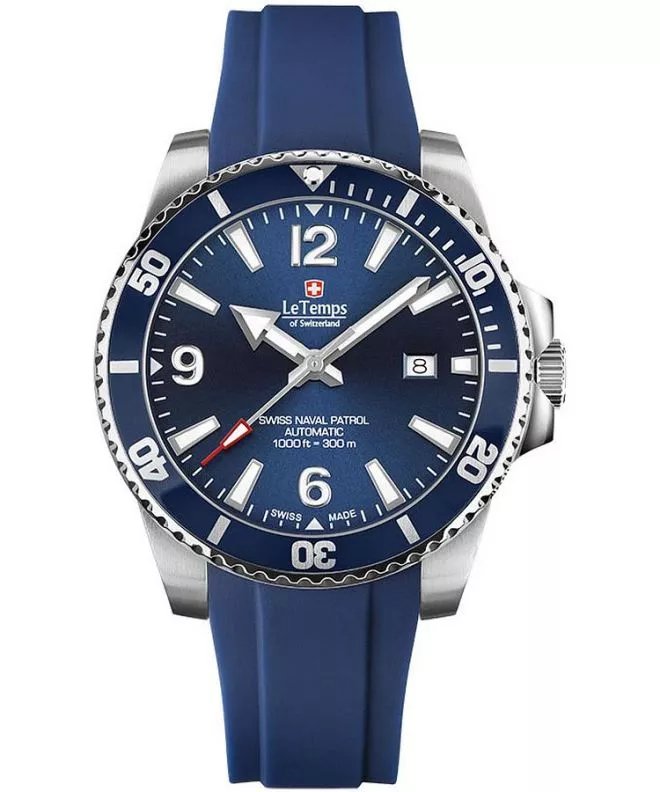 Orologio da Uomo Le Temps Swiss Naval Patrol Automatic LT1045.03BR03