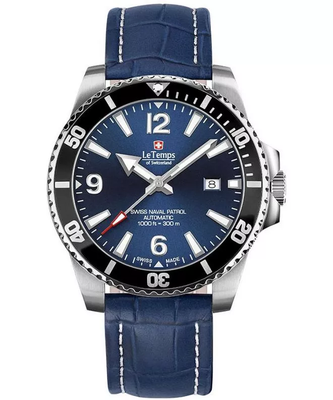 Orologio da Uomo Le Temps Swiss Naval Patrol Automatic LT1045.13BL13