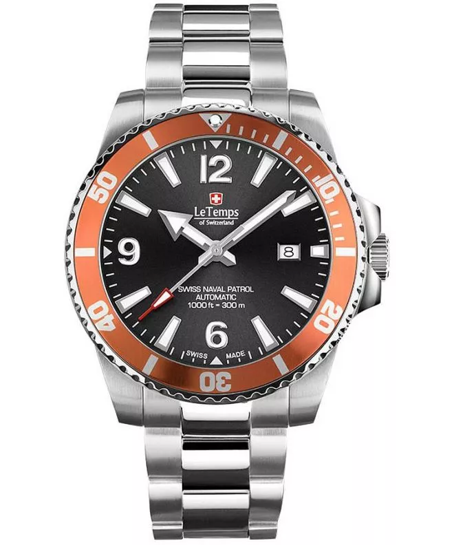 Orologio da Uomo Le Temps Swiss Naval Patrol Automatic LT1045.14BS01