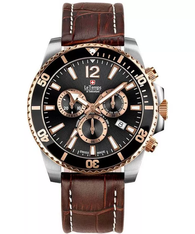 Orologio da Uomo Le Temps Swiss Naval Patrol Chrono LT1044.45BL52