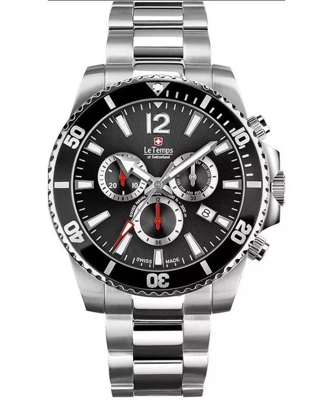 Orologio da Uomo Le Temps Swiss Naval Patrol Chronograph LT1044.01BS01
