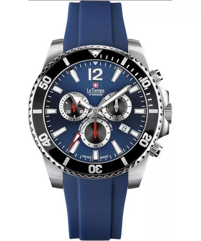 Orologio da Uomo Le Temps Swiss Naval Patrol Chronograph LT1044.13BR03