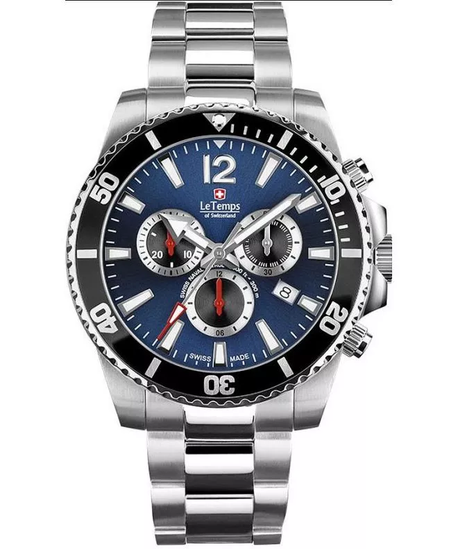 Orologio da Uomo Le Temps Swiss Naval Patrol Chronograph LT1044.13BS01