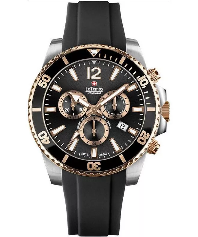 Orologio da Uomo Le Temps Swiss Naval Patrol Chronograph LT1044.45BR01