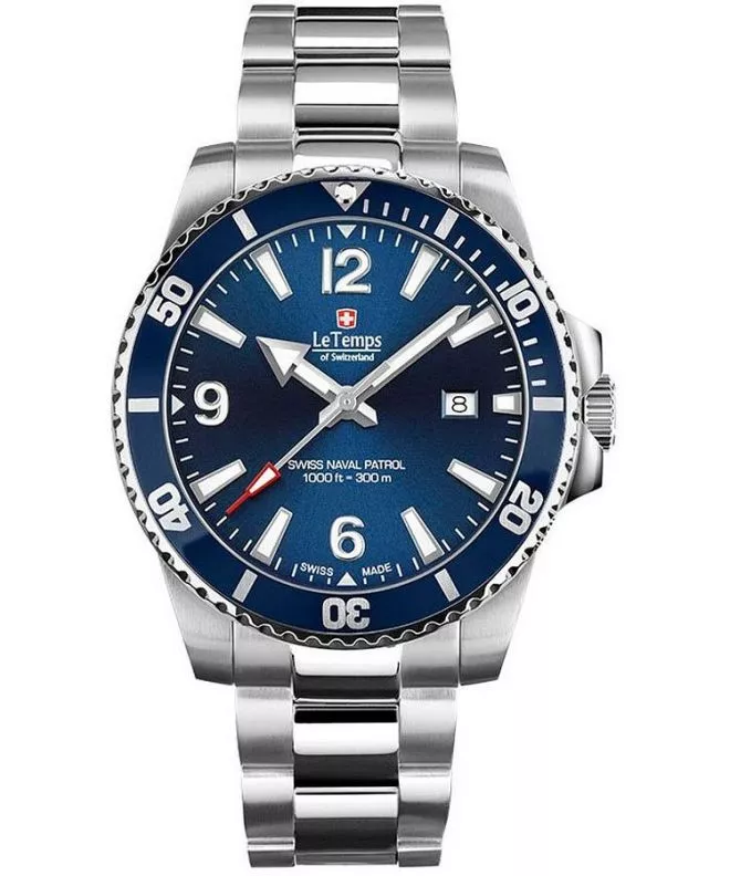 Orologio da Uomo Le Temps Swiss Naval Patrol LT1043.03BS01