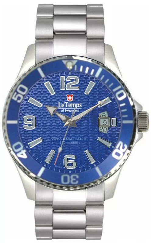 Orologio da Uomo Le Temps Swiss Naval Patrol LT1081.03BS01