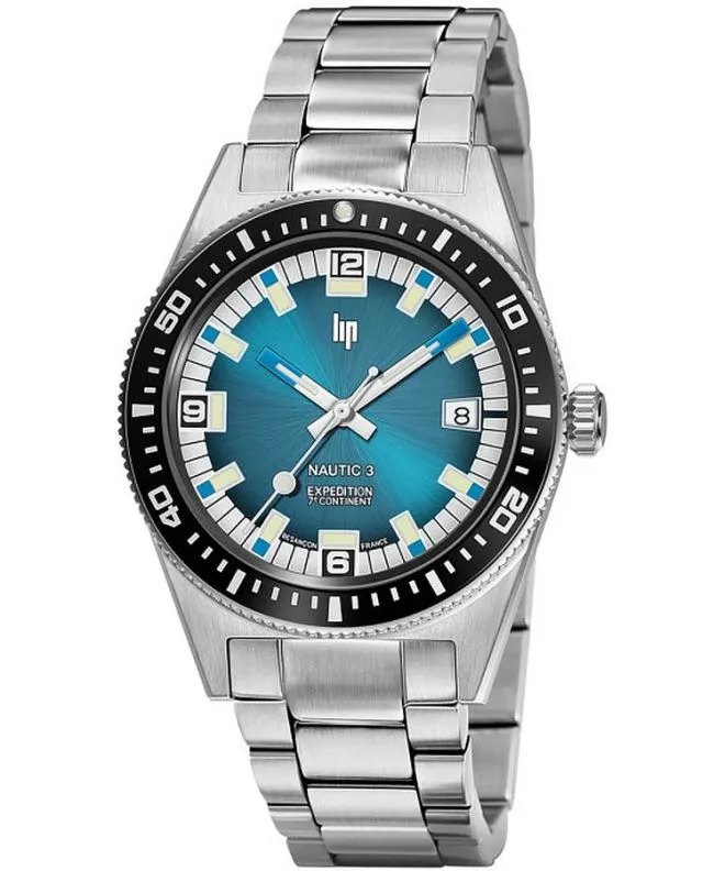 Orologio da Uomo Lip Nautic 3 Automatique 7E Continent Limited Edition 670096