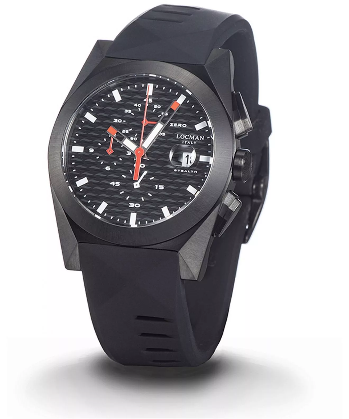 Orologio da Uomo Locman Stealth Chronograph 812K01S-BKBKRDSK