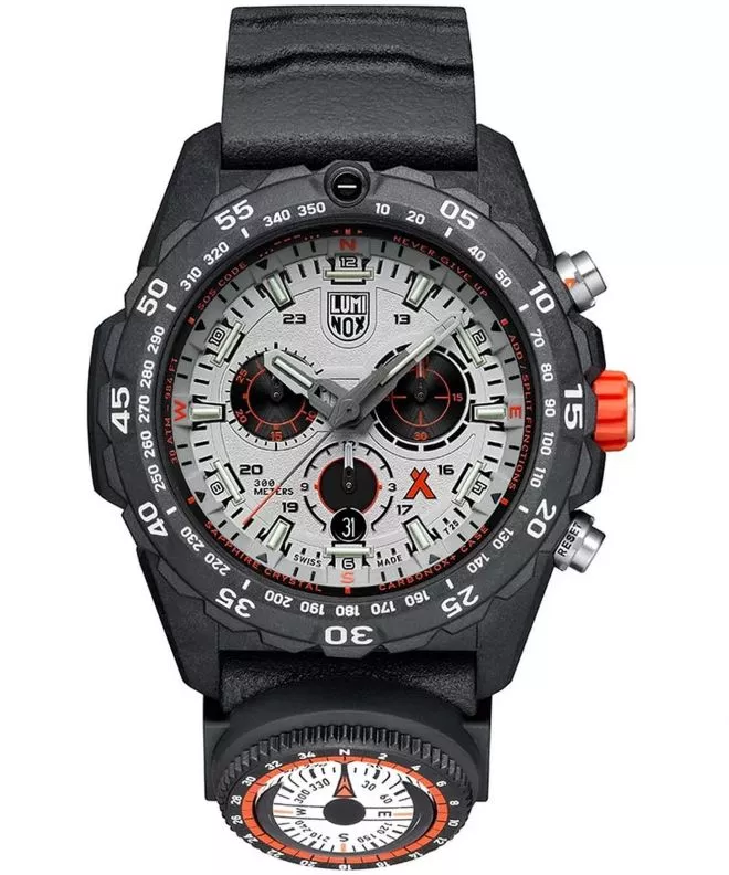 Orologio da Uomo Luminox Bear Grylls Survival 3740 Chrono Master Series Silver-Panda XB.3748