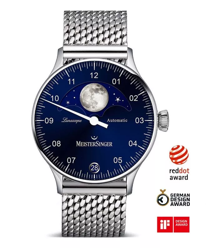 Orologio da Uomo Meistersinger Lunascope Automatic LS908_MIL20