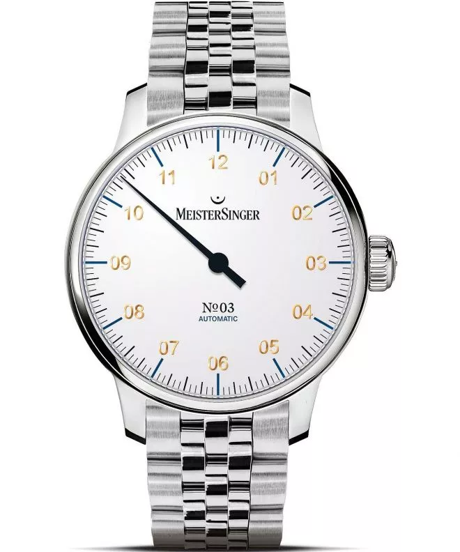 Orologio da Uomo Meistersinger N°03 White Automatic AM901G_MGB20