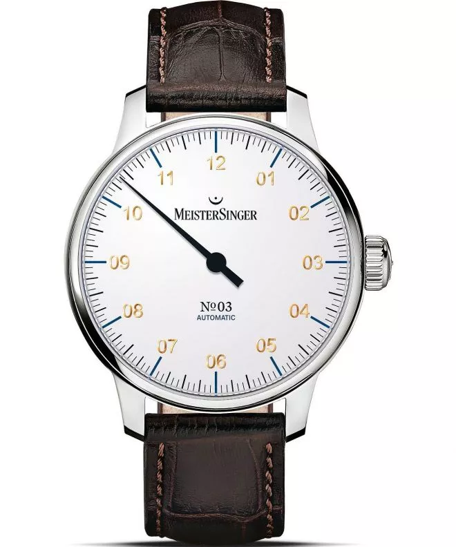 Orologio da Uomo Meistersinger N°03 White Automatic AM901G_SG02