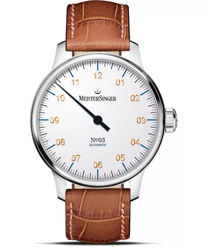Orologio da Uomo Meistersinger N°03 White Automatic AM901G_SG03