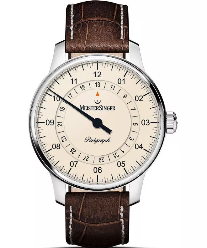 Orologio da Uomo Meistersinger Perigraph - 38mm Ivory BM1103_SG012W