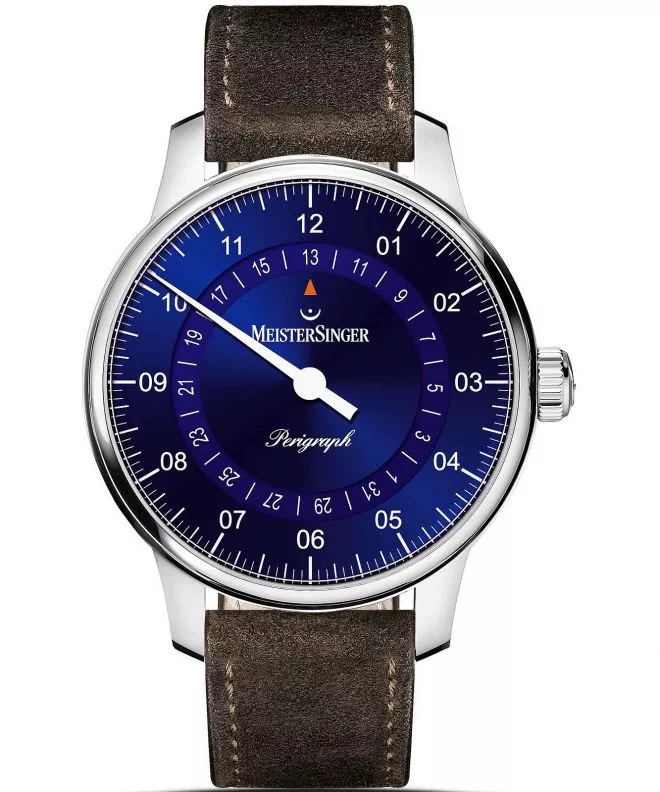 Orologio da Uomo Meistersinger Perigraph - 38mm Sunburst Blue BM1108_SV12