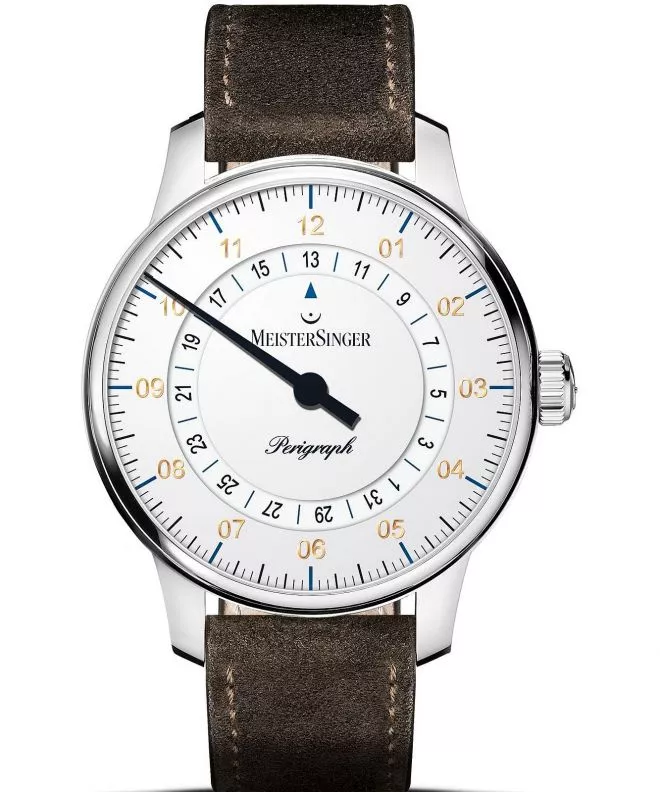 Orologio da Uomo Meistersinger Perigraph - 38mm White BM1101G_SV12