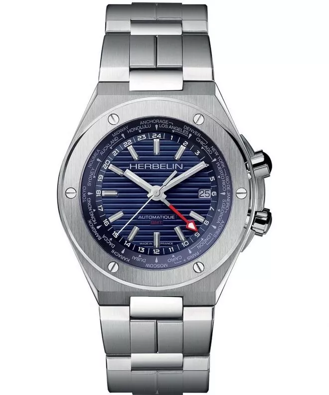 Orologio da Uomo Herbelin Cap Camarat GMT Limited Edition 1445B15 (1445/B15)