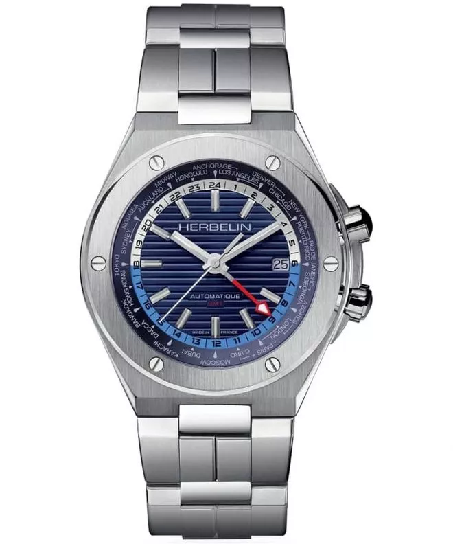 Orologio da Uomo Herbelin Cap Camarat GMT Limited Edition 1445B25 (1445/B25)