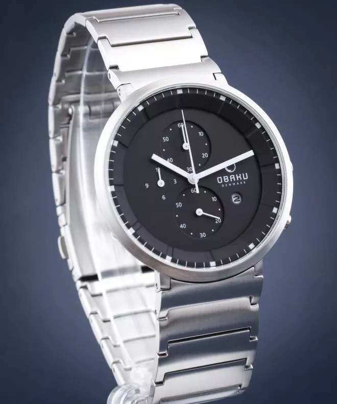 Orologio da Uomo Obaku Harmony Chronograph V147GCBSC1