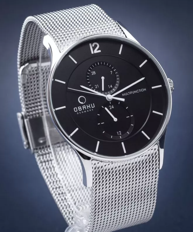 Orologio da Uomo Obaku Multifunction V157GMCBMC