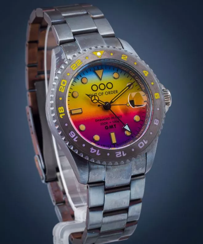 Orologio da Uomo Out of Order Swiss GMT Los Angeles OOO.001-19.LA