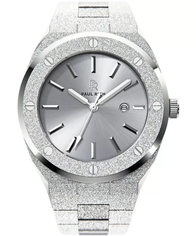 Orologio da Uomo Paul Rich Frosted Apollo's Silver 656874893066