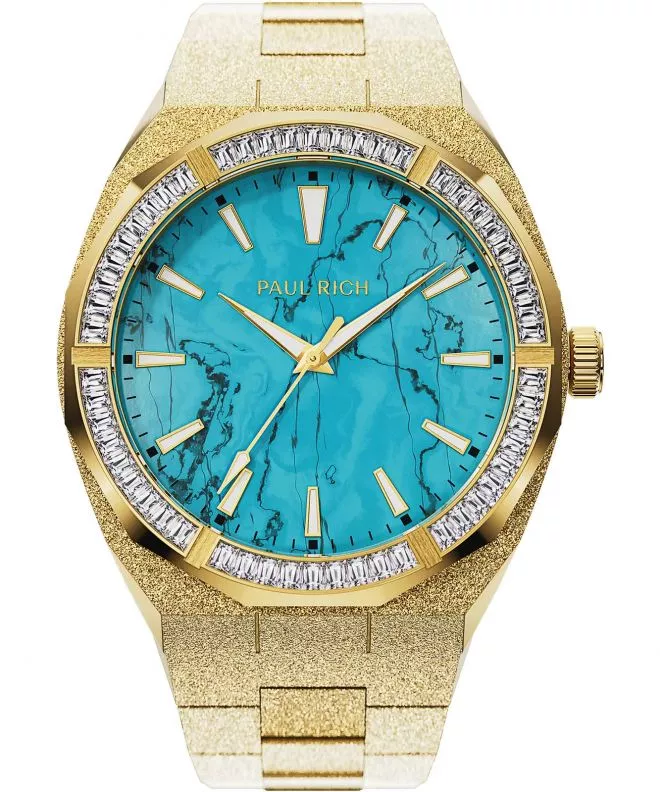 Orologio da Uomo PAUL RICH Frosted Star Dust Azure Dream Gold 658860274668