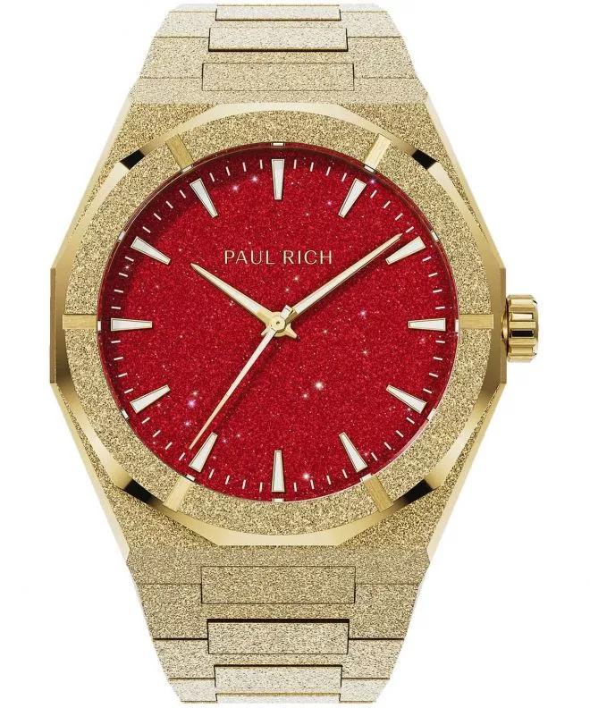 Orologio da Uomo PAUL RICH Frosted Star Dust II Gold Red 766236337074