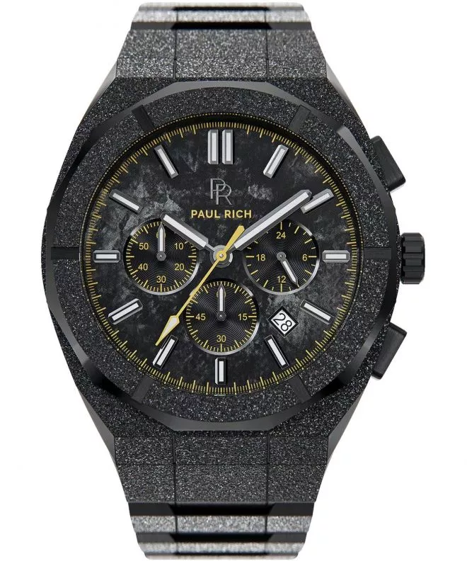 Orologio da Uomo PAUL RICH Motorsport Frosted Carbon Yellow Chronograph Limited Edition 658860230909