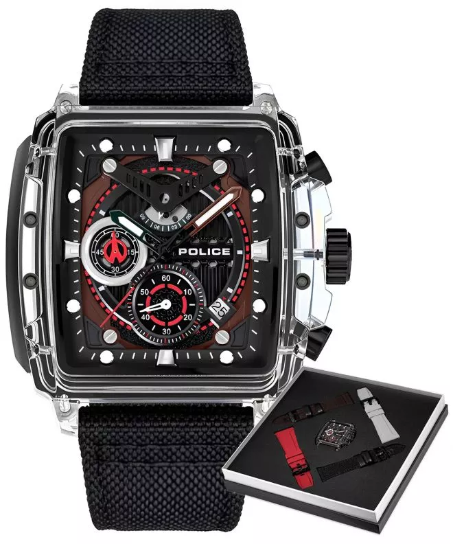 Orologio da Uomo Police Clout SET PEWGC00770X0