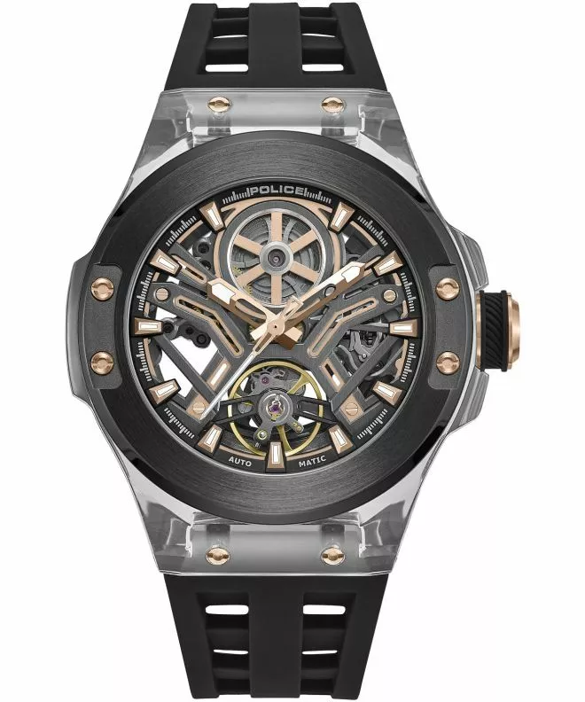Orologio da Uomo Police Cyclone Skeleton Automatic PEWGR0082202