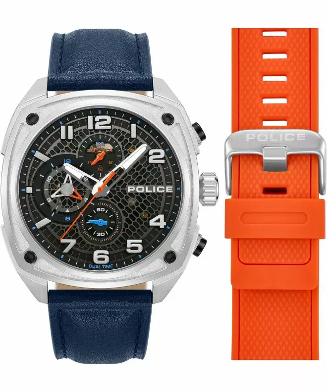 Orologio da Uomo Police Portland Dual Time SET PEWGF00814X0