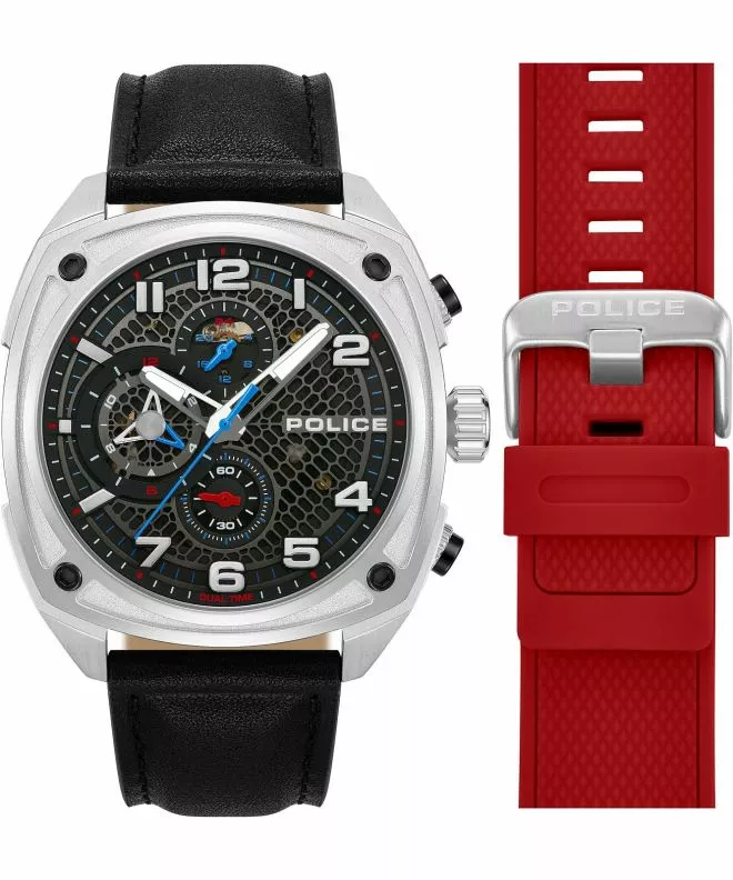Orologio da Uomo Police Portland Dual Time SET PEWGF00814X1
