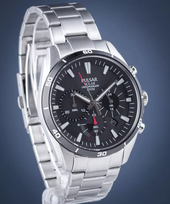 Orologio da Uomo Pulsar Solar Chronograph PZ5059X1