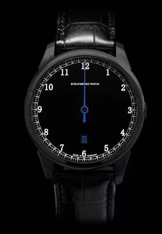 Orologio da Uomo Schaumburg Gnomonic Black & White Blue Automatic SCH-GNWBB
