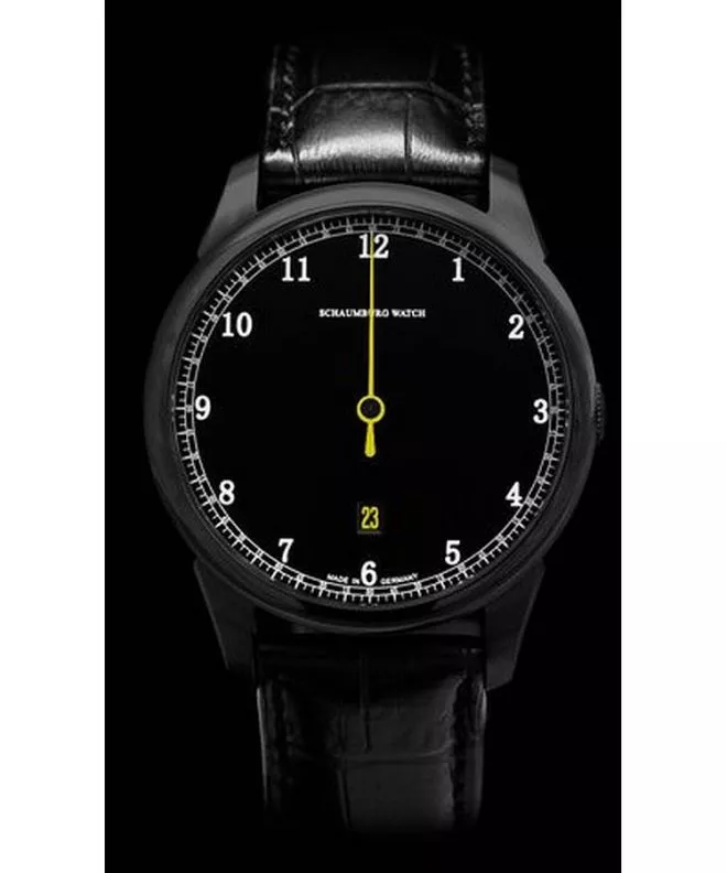 Orologio da Uomo Schaumburg Gnomonic Black & White Yellow Automatic SCH-GNBWY