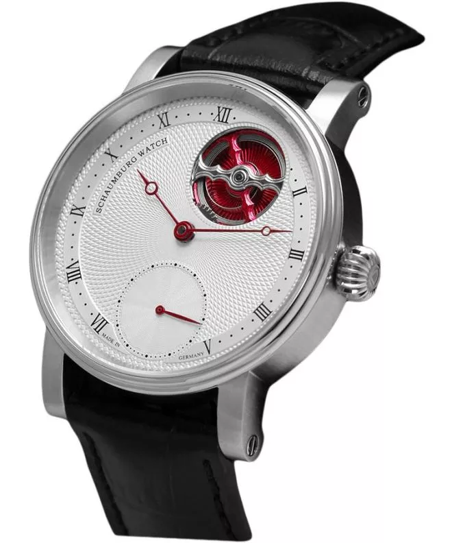 Orologio da Uomo Schaumburg Unikatorium Classic II Red Open Heart SCH-UNC2R