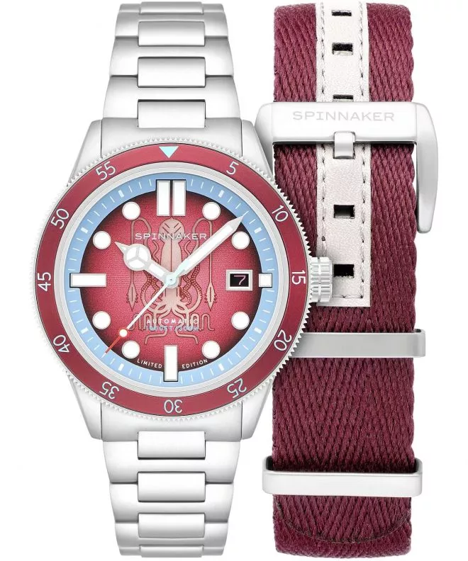 Orologio da Uomo Spinnaker Cahill 300 Calamar Red MSC Limited Edition SET SP-5125-11