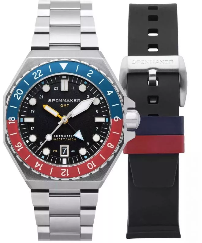 Orologio da Uomo Spinnaker Dumas GMT Automatic Cobalt Crimson Limited Edition SP-5119-44