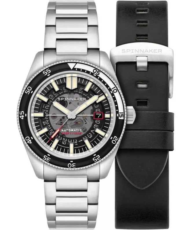 Orologio da Uomo Spinnaker Fleuss Skeleton Automatic Severn Edition SET Wet Suit Black SP-5118-11