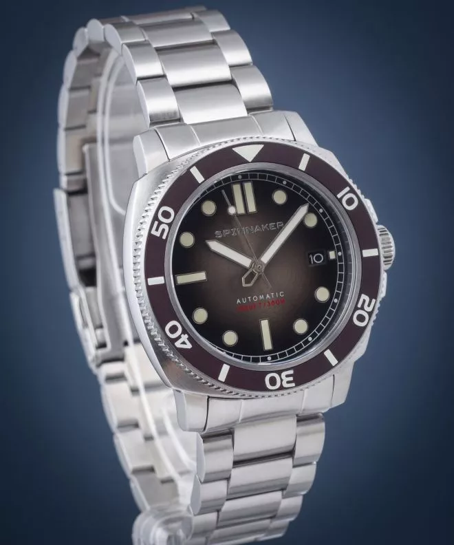 Orologio da Uomo Spinnaker Hull Diver Automatic Harvest Brown SP-5088-44
